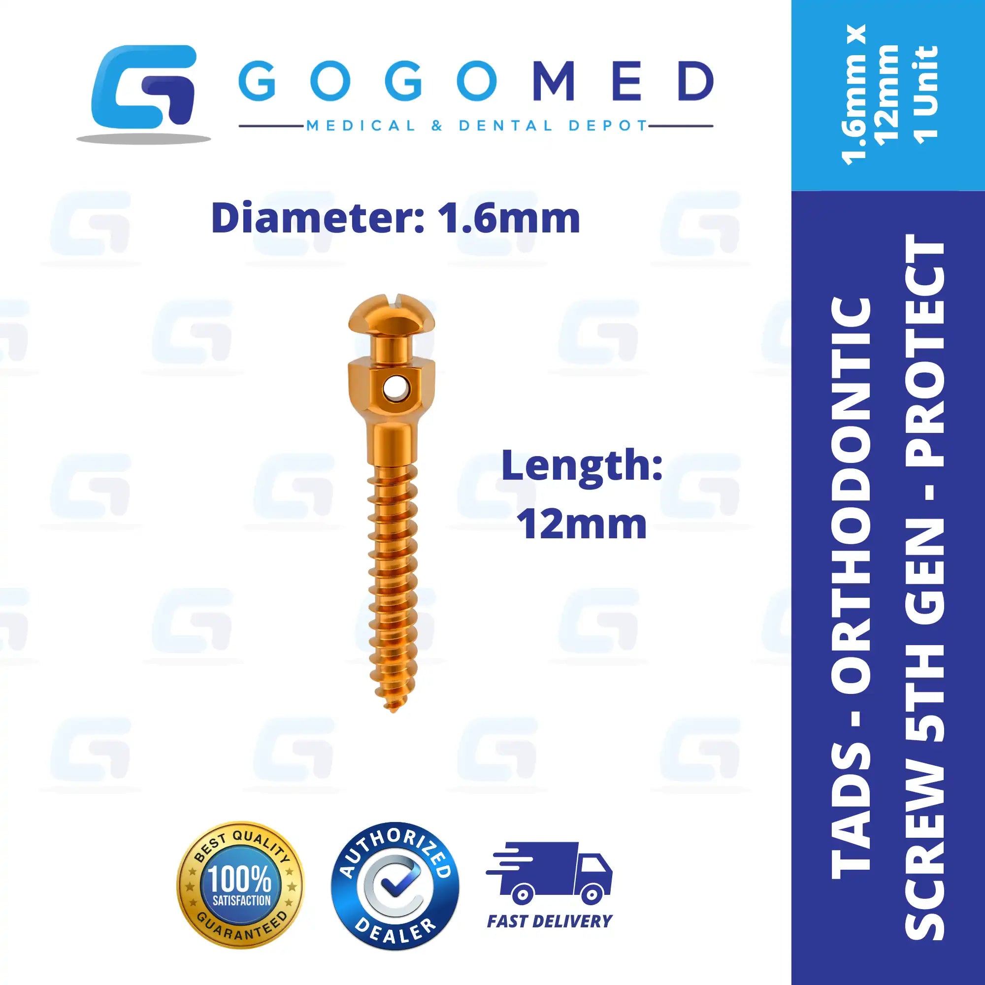 TAD Orthodontic Screw 5th Gen- Protect
