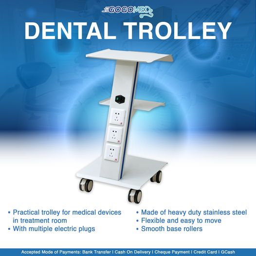 Dental Trolley 220v Power Outlet