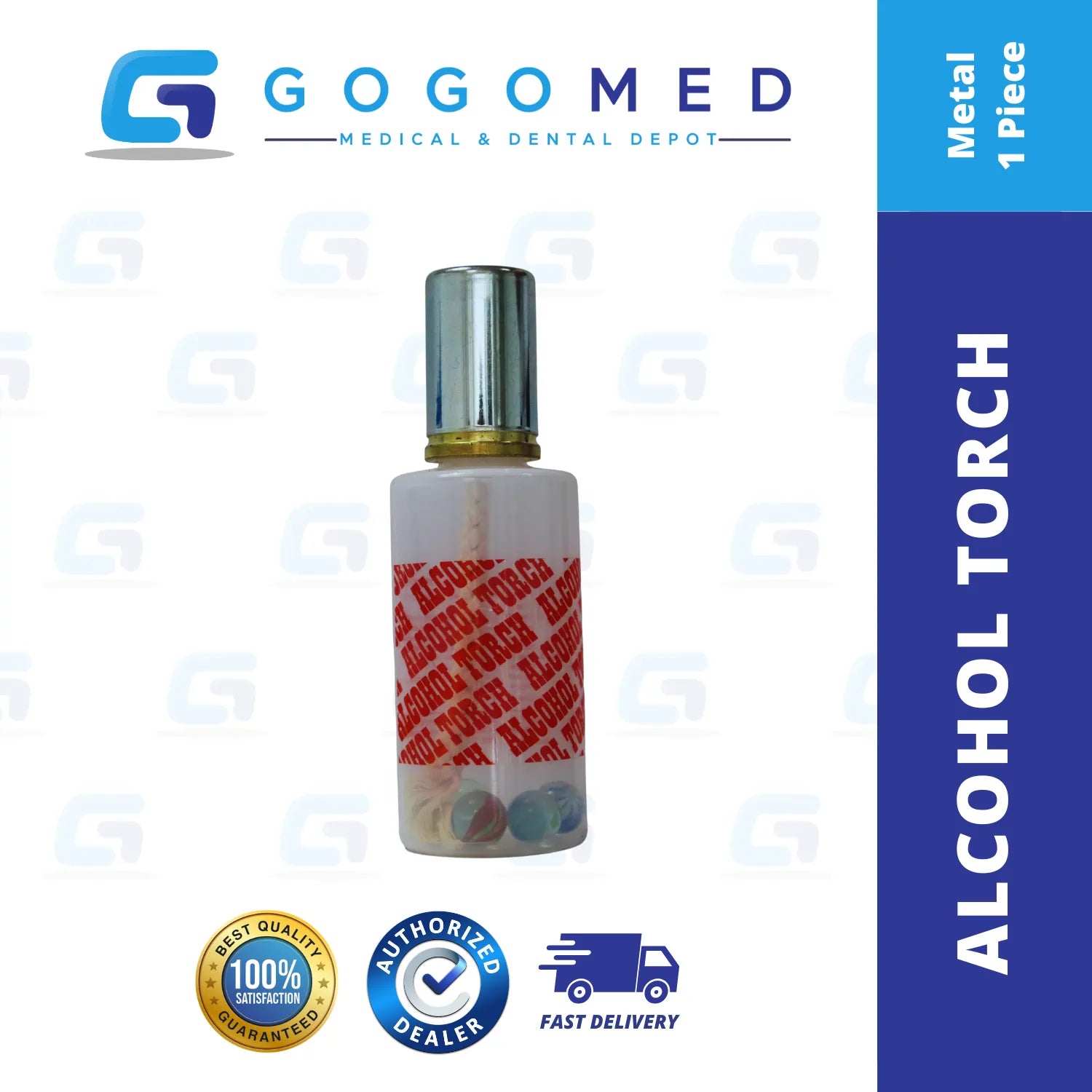 Alcohol Torch - Metal/Plastic - 1 Piece