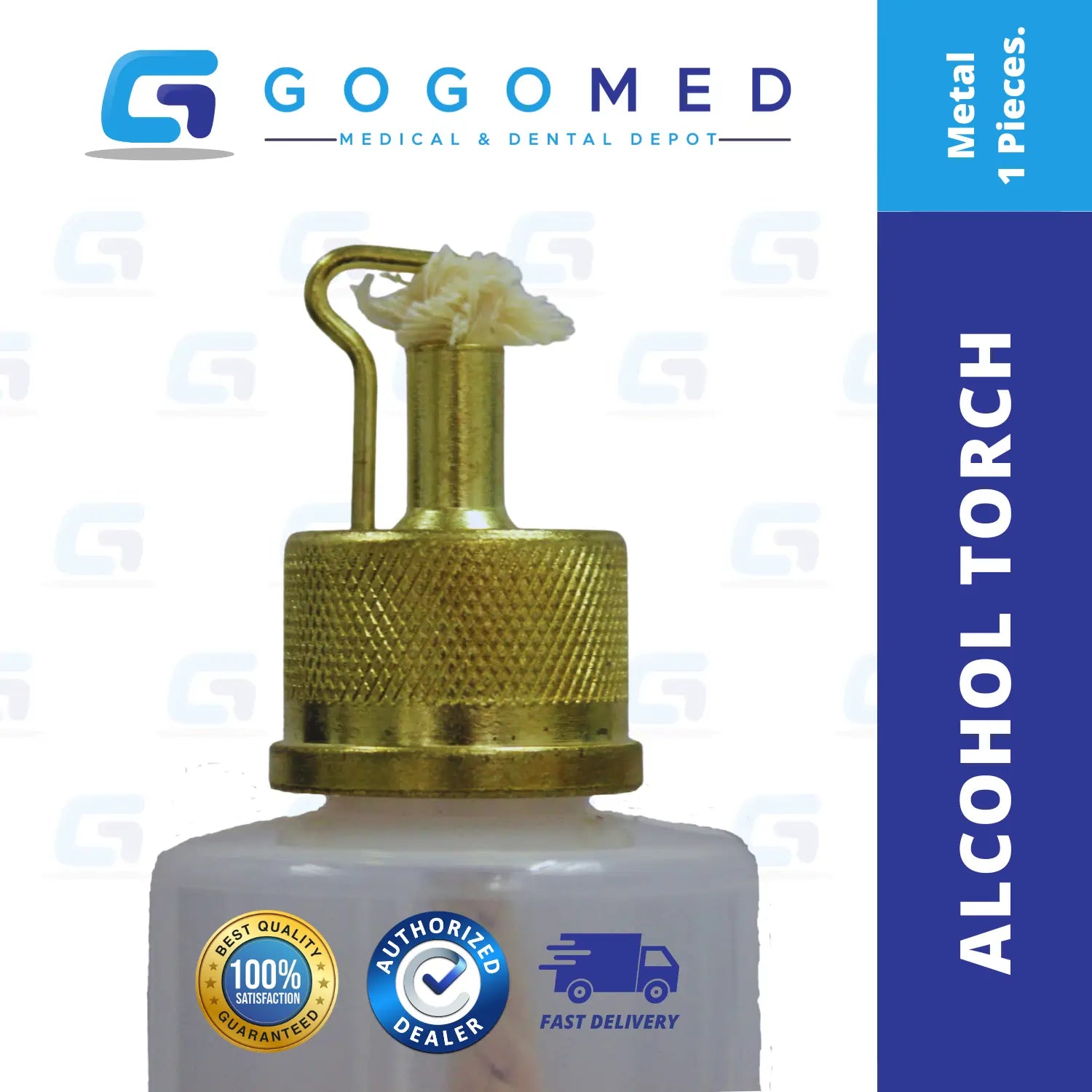 Alcohol Torch - Metal/Plastic - 1 Piece