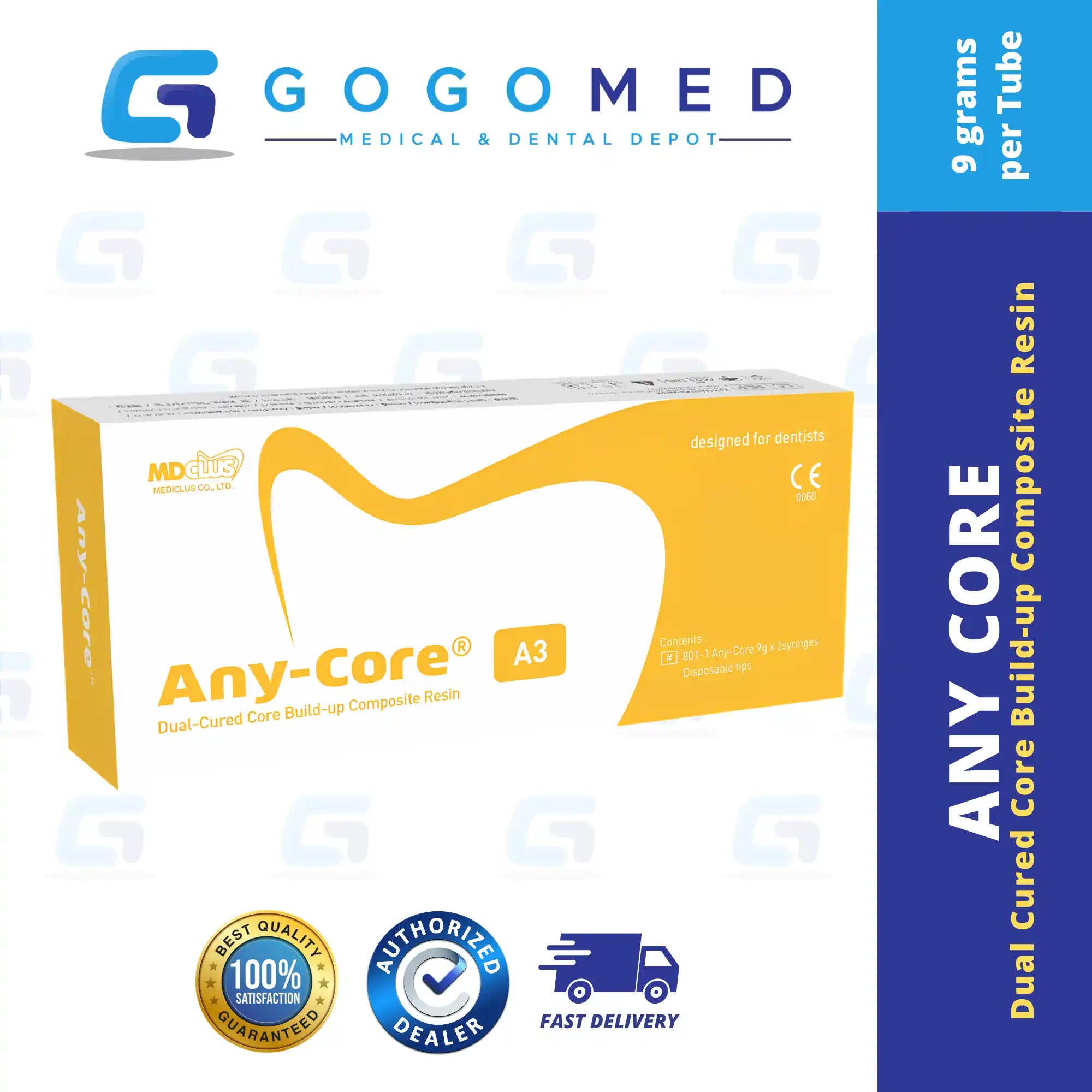 Any Core - Core Build Up Composite Resin (Dual Cure)