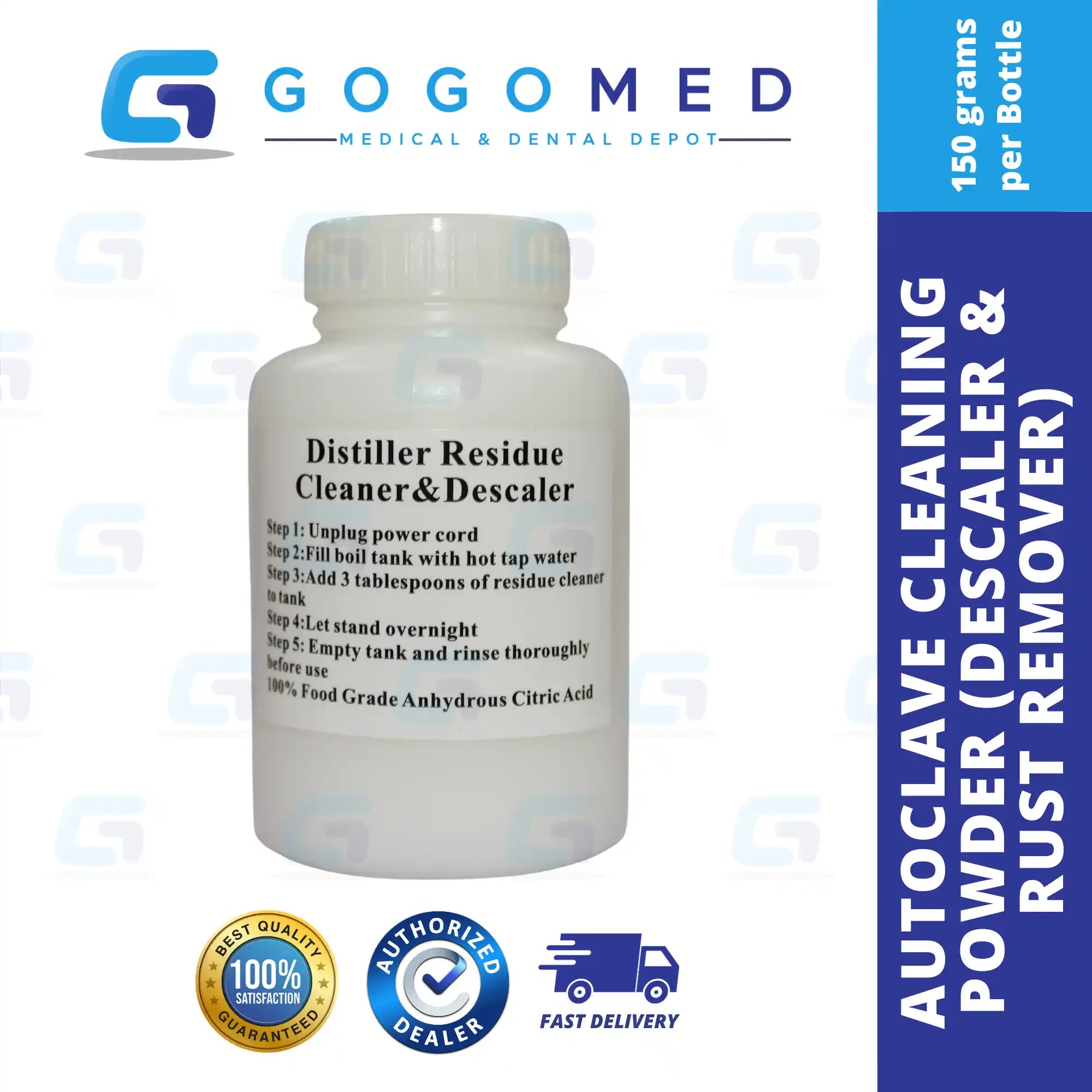 Autoclave Cleaning Powder (Descaler & Rust Remover)