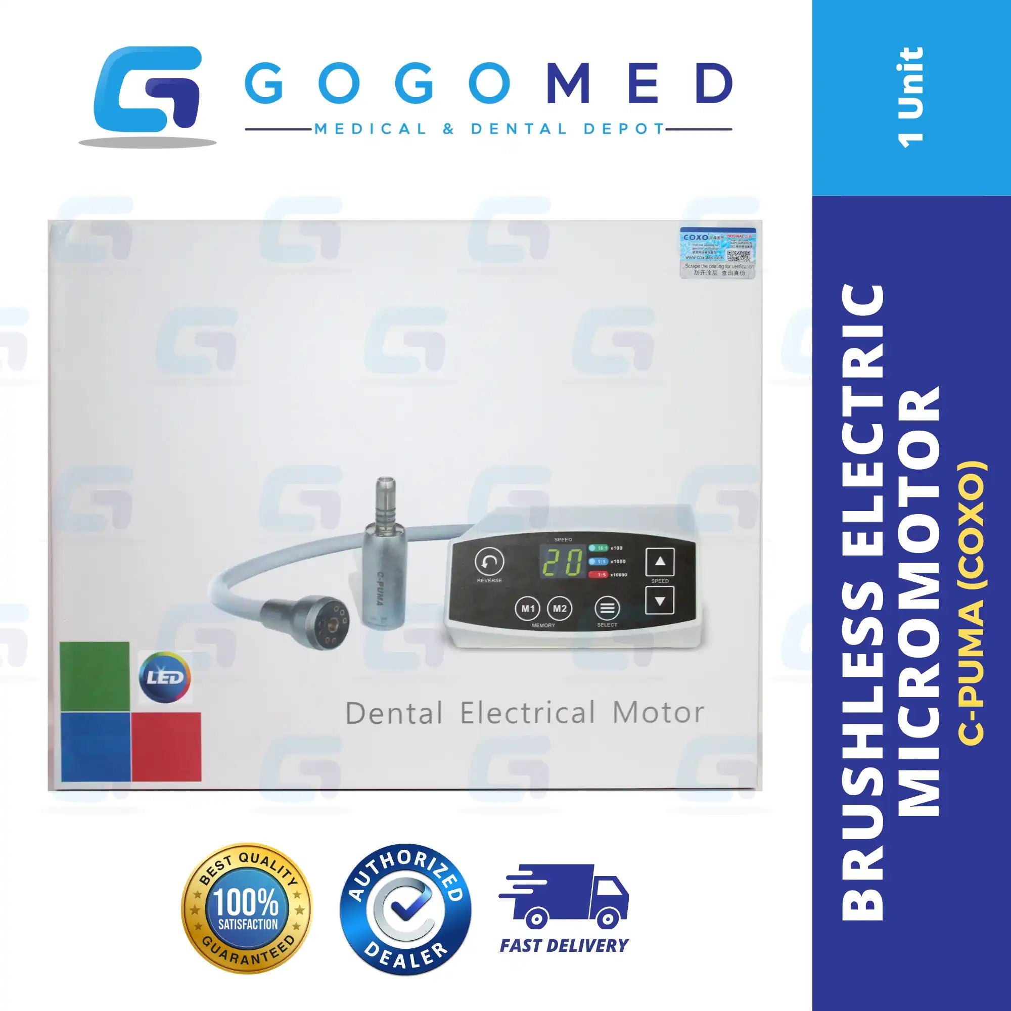 Brushless Electric Micromotor - C-PUMA COXO