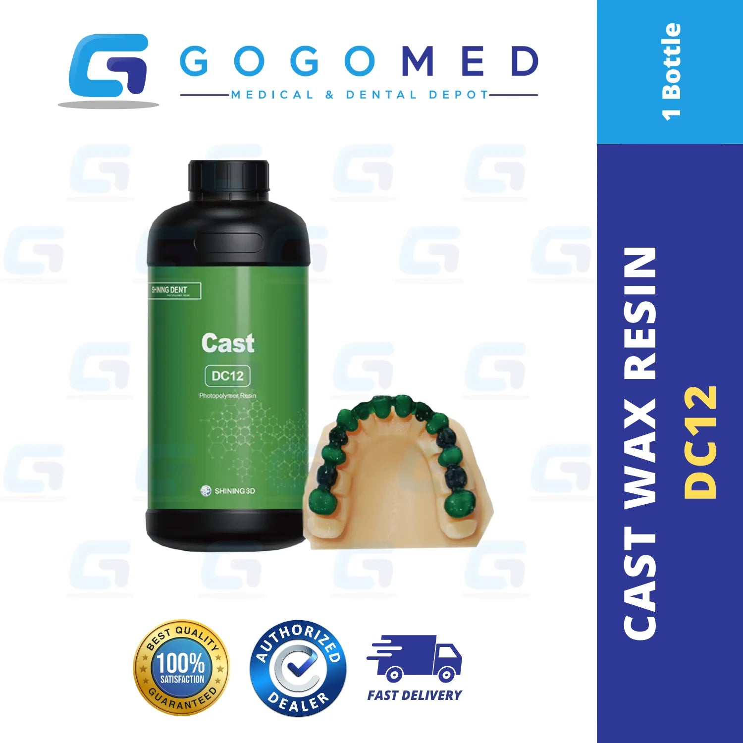 DC-12 Cast Wax Resin - Shining 3D