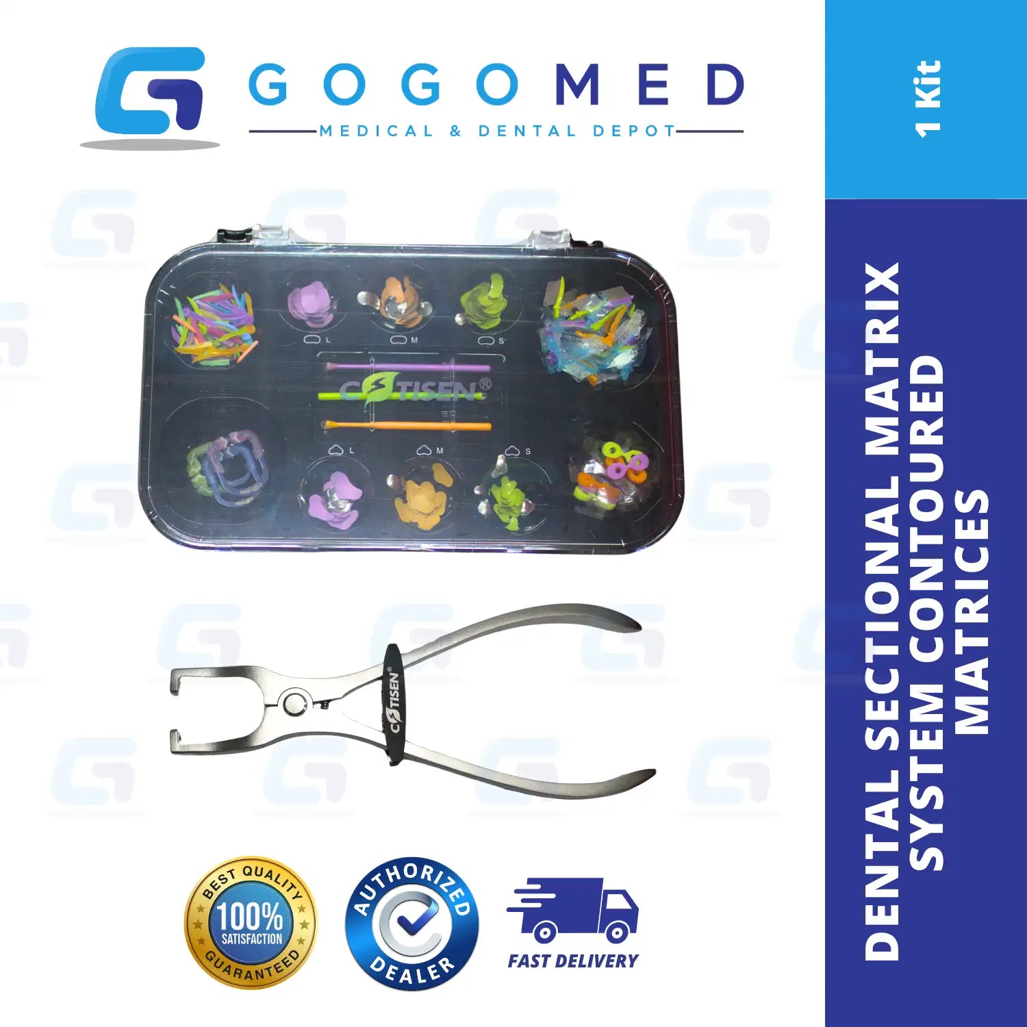 Sectional Matrix System Contoured Matrices Kit - Anti Stick (Garrison Equivalent)