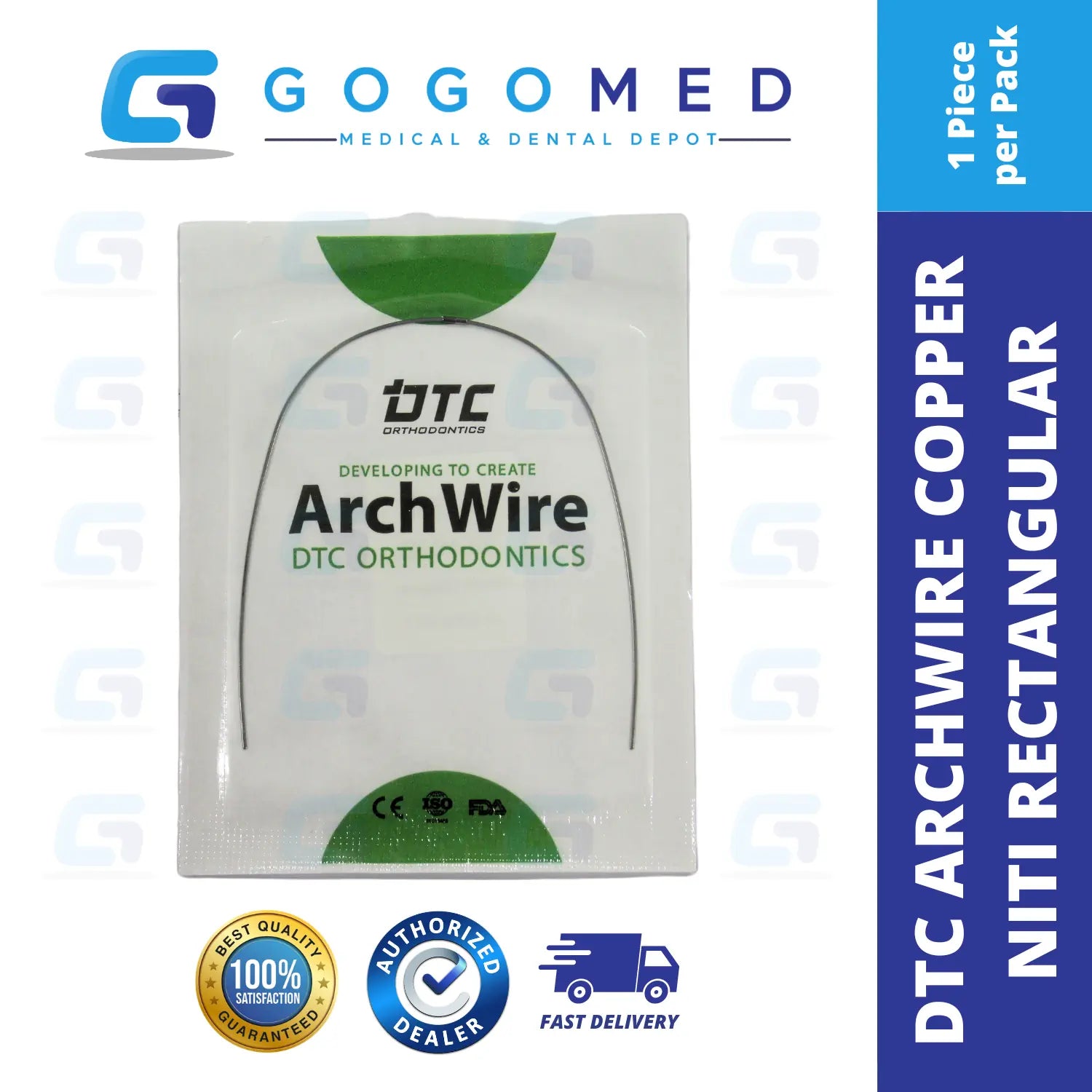 DTC USA - Copper NiTi Archwire Rectangular