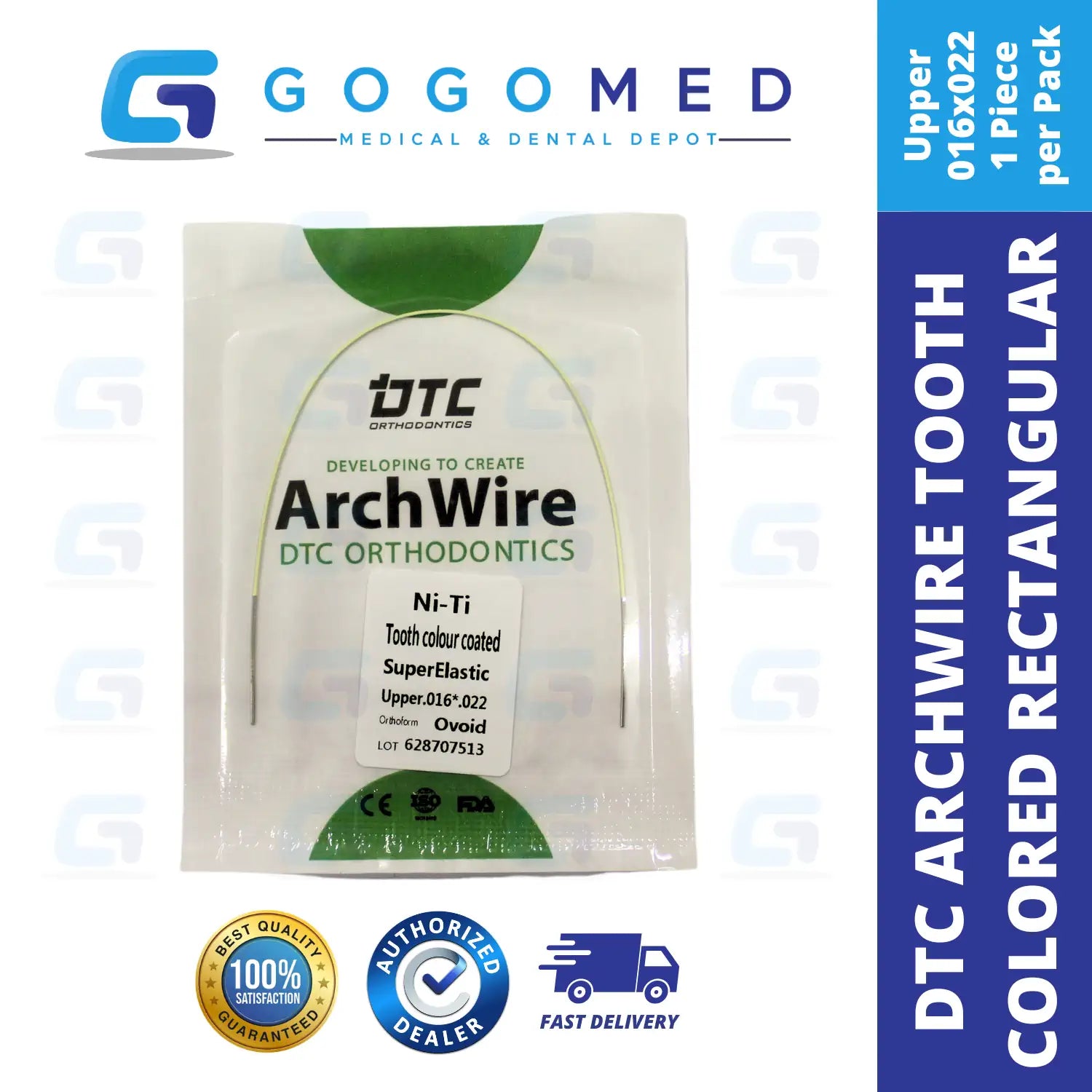 DTC USA - NiTi Tooth Color Archwire (Rectangular)