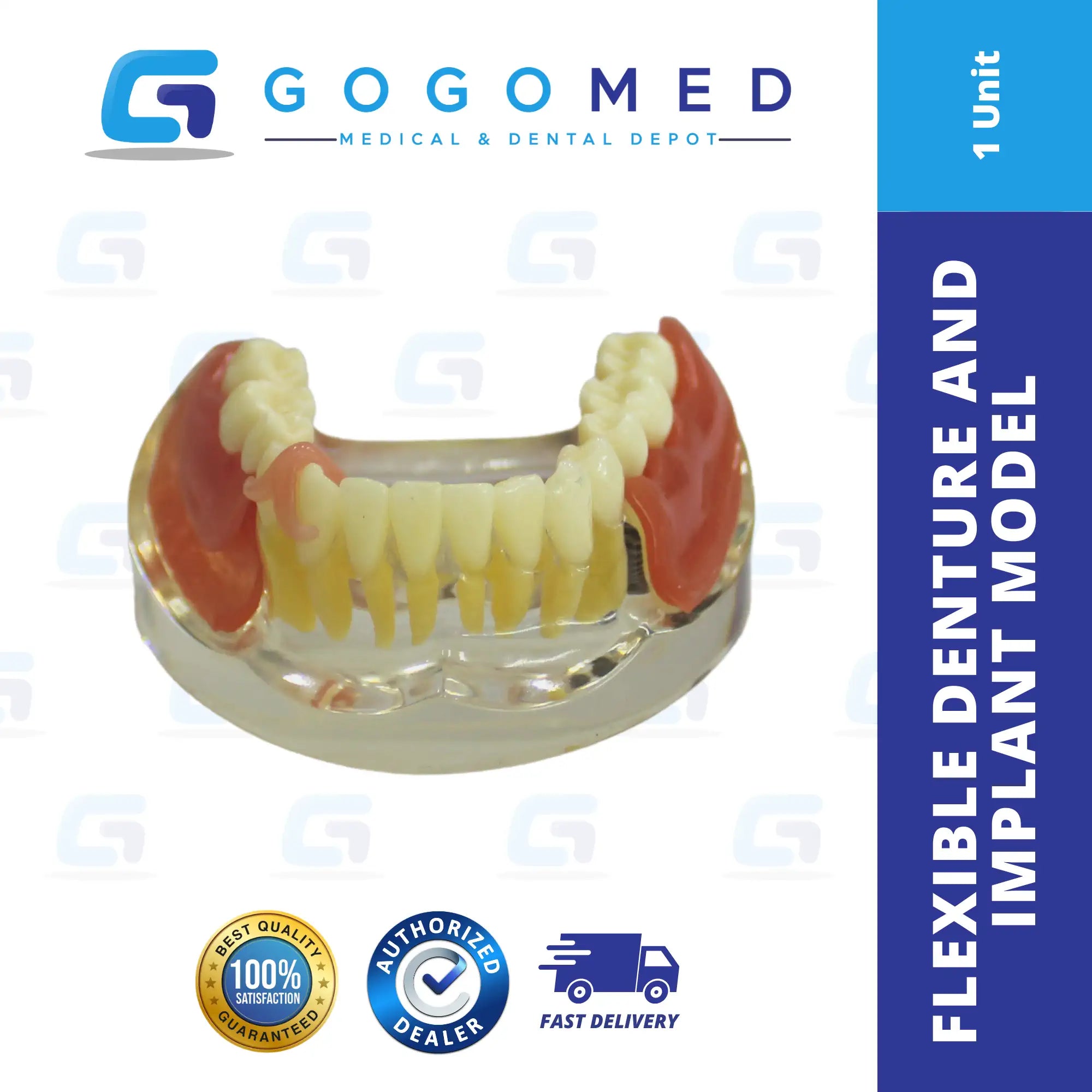 Flexible Denture and Implant