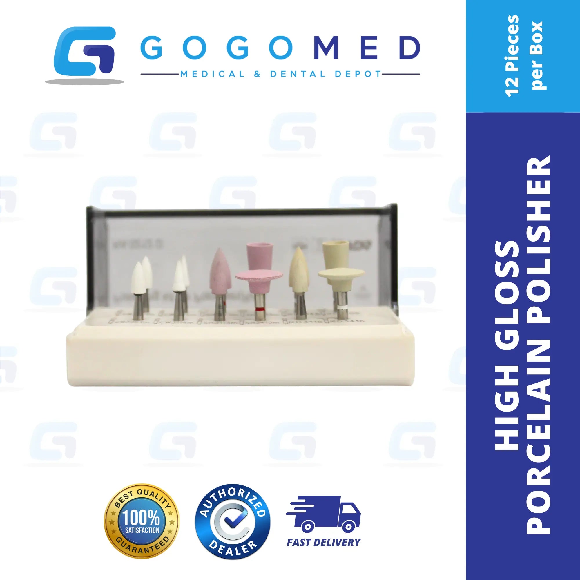 Polishing Kit for Porcelain 12pcs