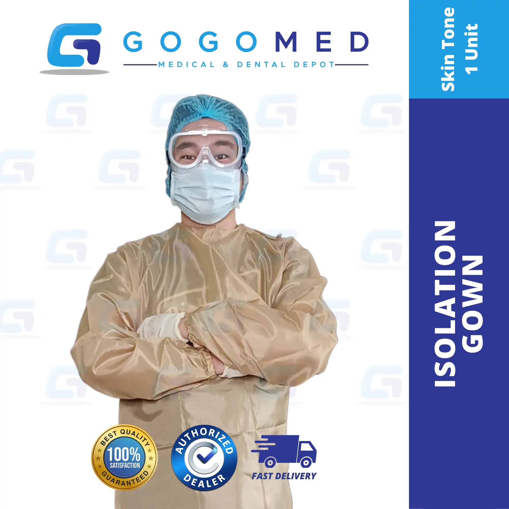 Isolation Gown - 1 Ply