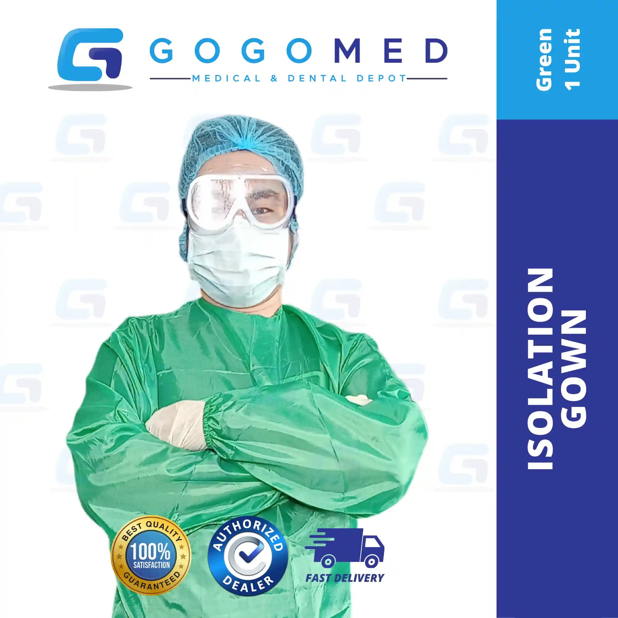 Isolation Gown - 1 Ply