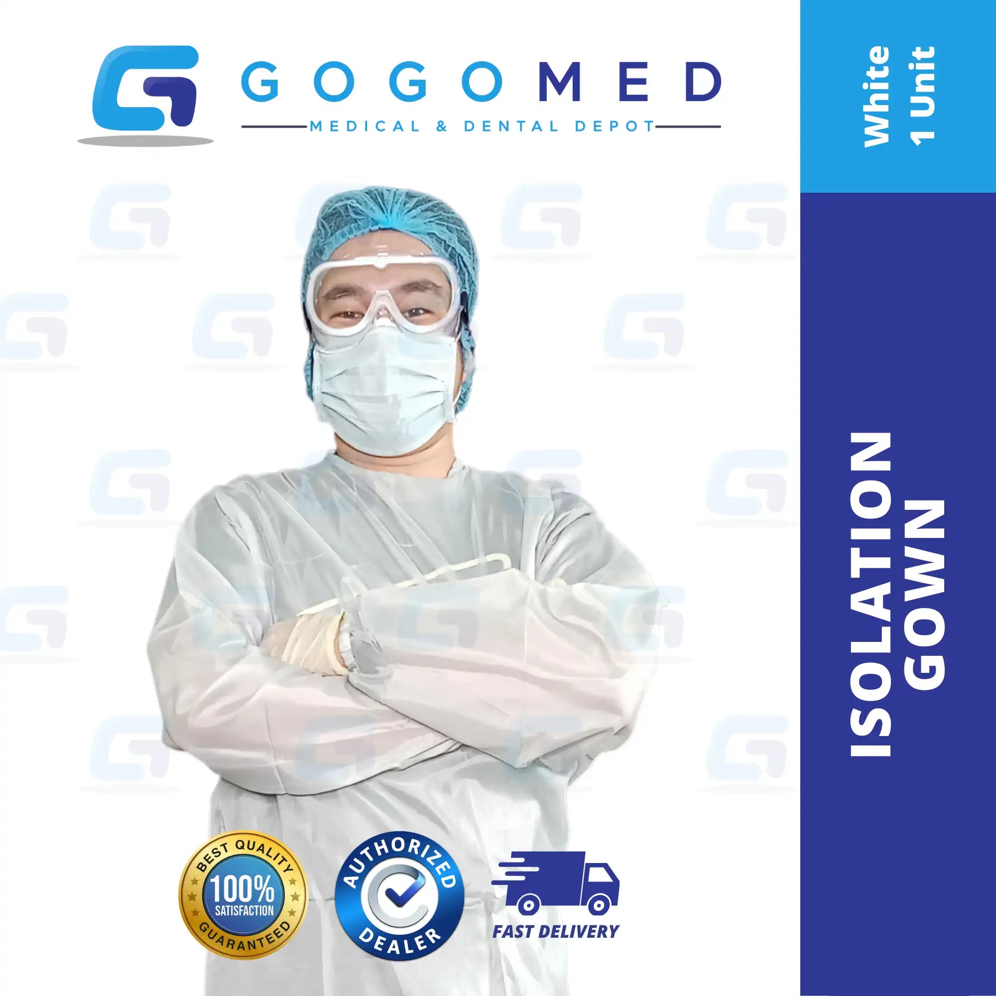Isolation Gown - 1 Ply