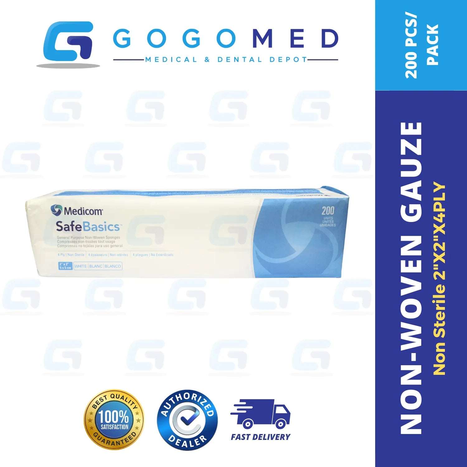 Non-woven Gauze (Non Sterile) 100 pcs