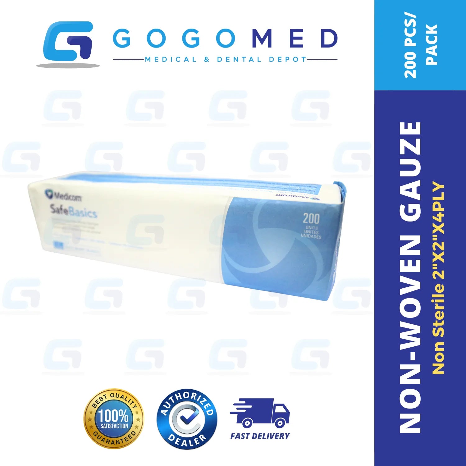 Non-woven Gauze (Non Sterile) 100 pcs