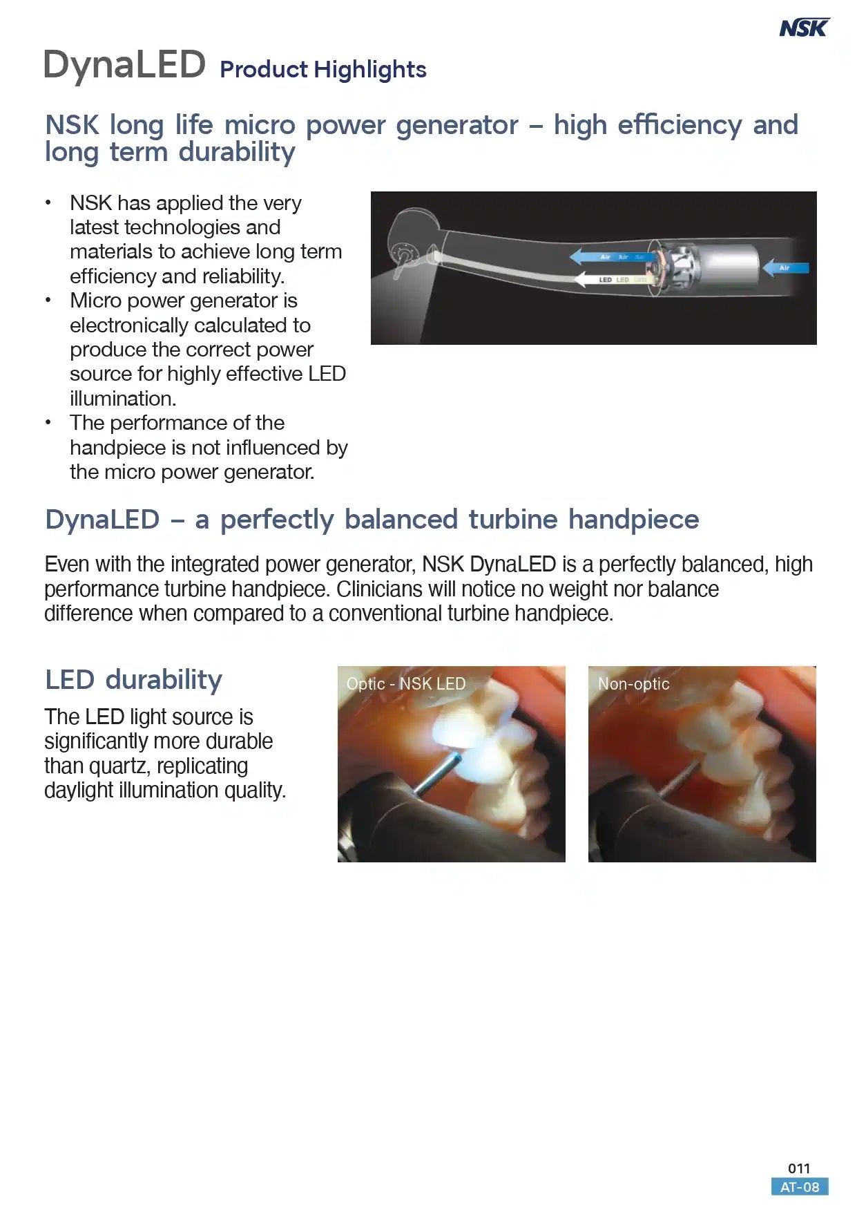 DynaLED Handpiece - NSK