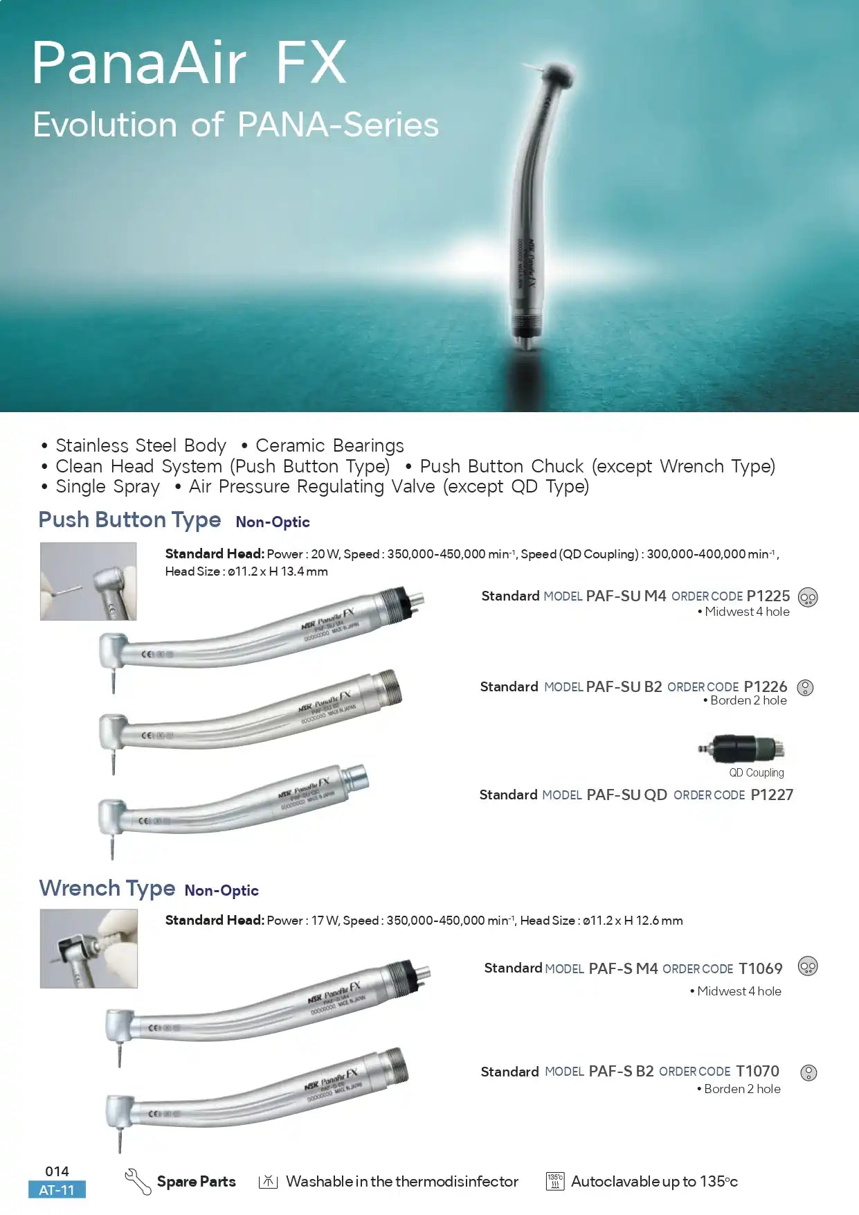 PanaAir FX - 2 Holes/4 Holes - NSK