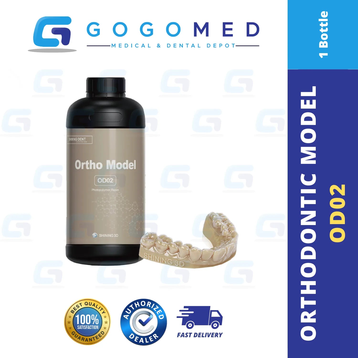 OD02 Orthodontics Model Resin - Shining 3D