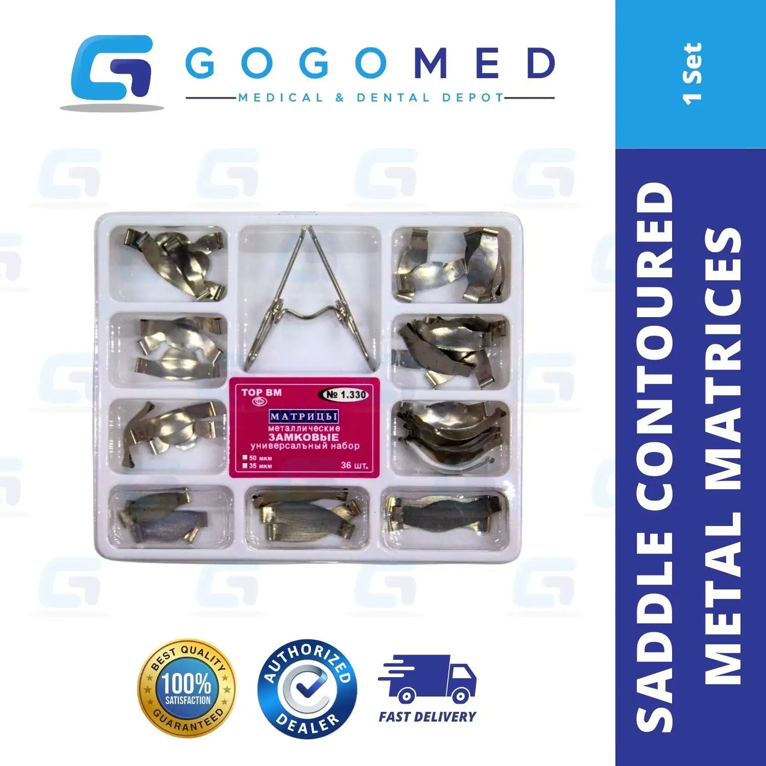 Saddle Contoured Metal Matrices - Matrix