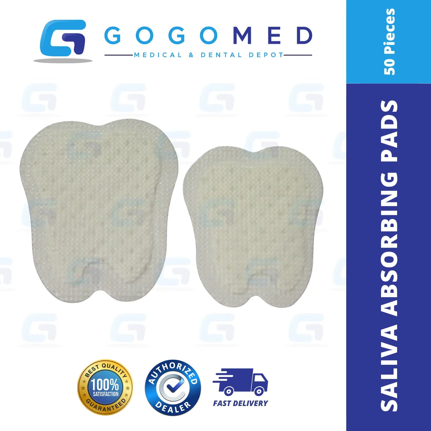 Saliva Absorbing Pad – Small/Large,50 PCS.