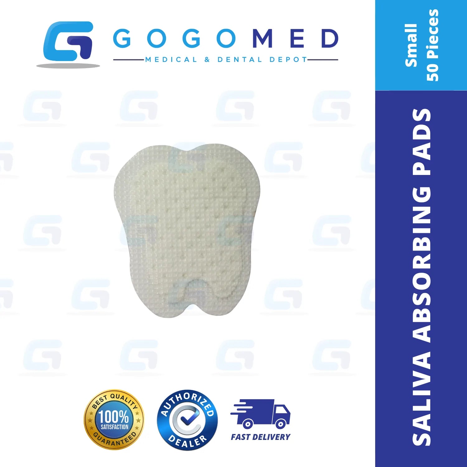 Saliva Absorbing Pad – Small/Large,50 PCS.