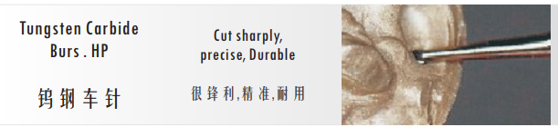 HP TUNGSTEN - CARBIDE BURS (Straight Handpiece)