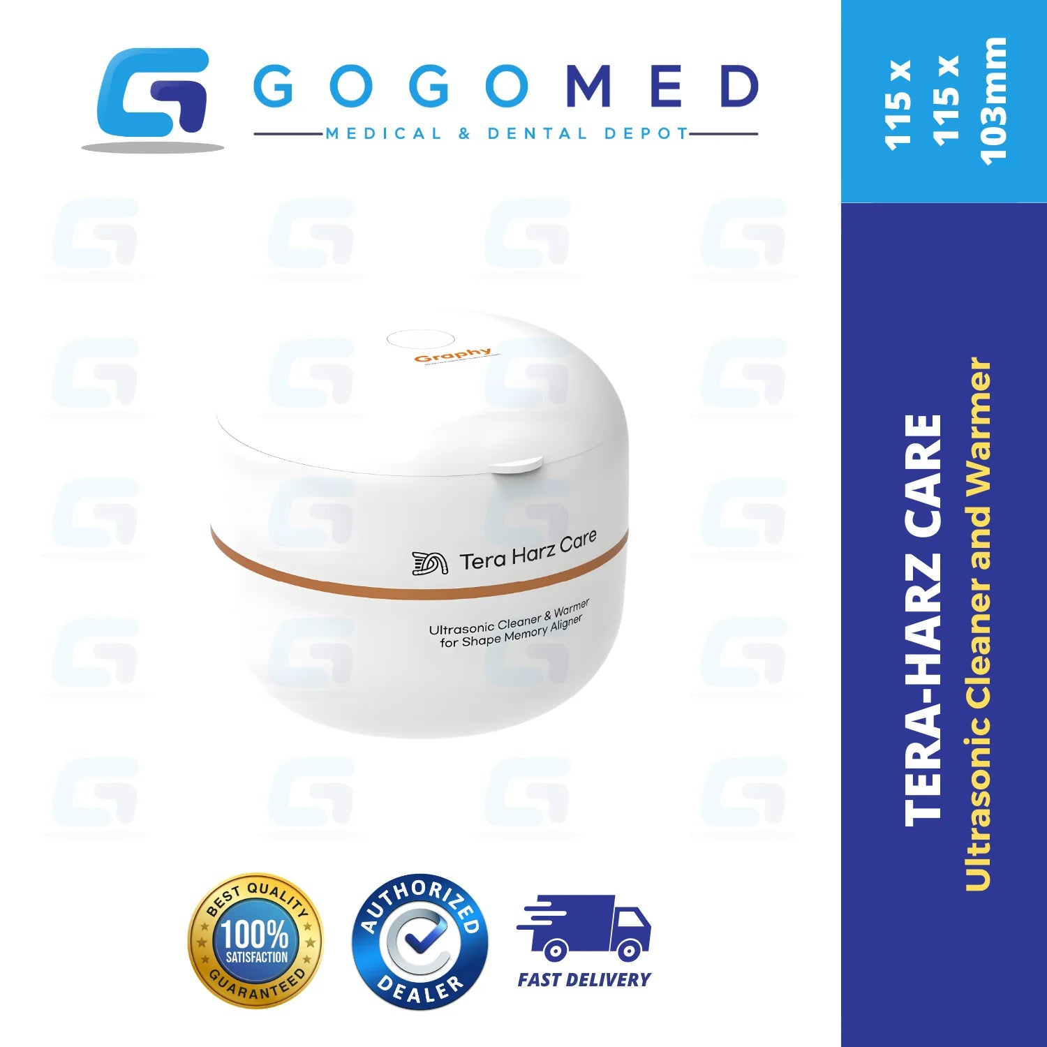 Tera Harz Care (Ultrasonic Cleaner and Warmer) - Graphy