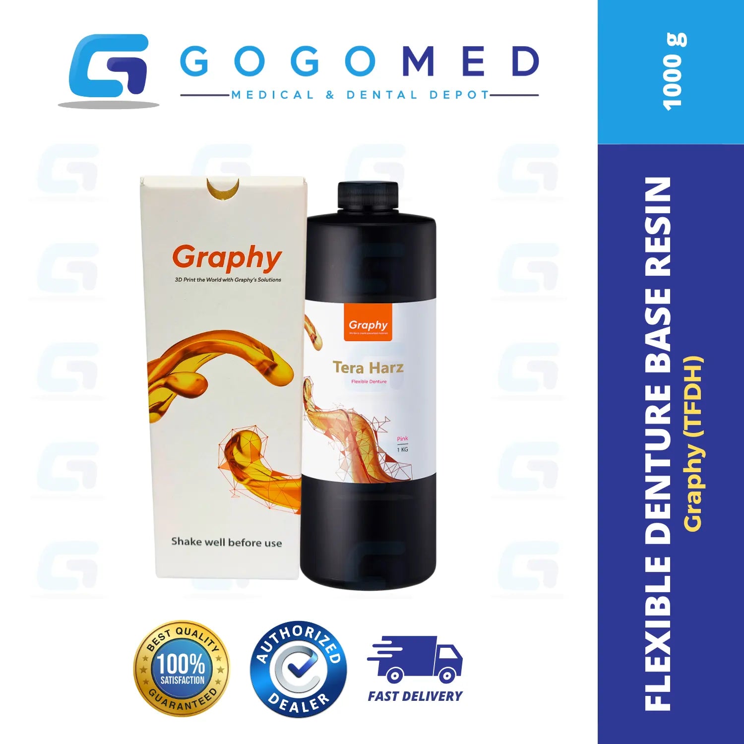 Flexible Denture Base Resin - Graphy (TFDH)