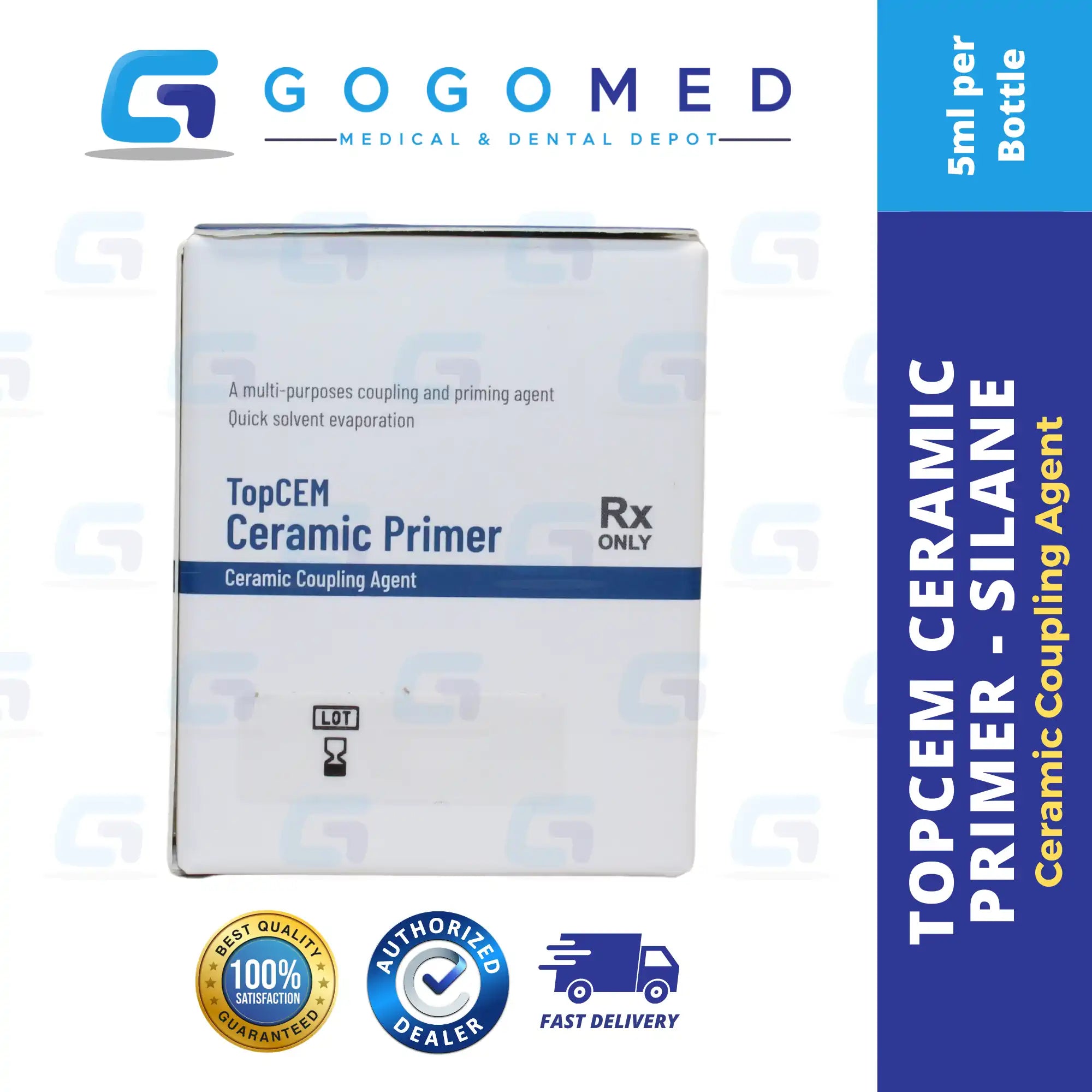 TopCEM Ceramic Coupling Agent - Silane 5mL Bottle