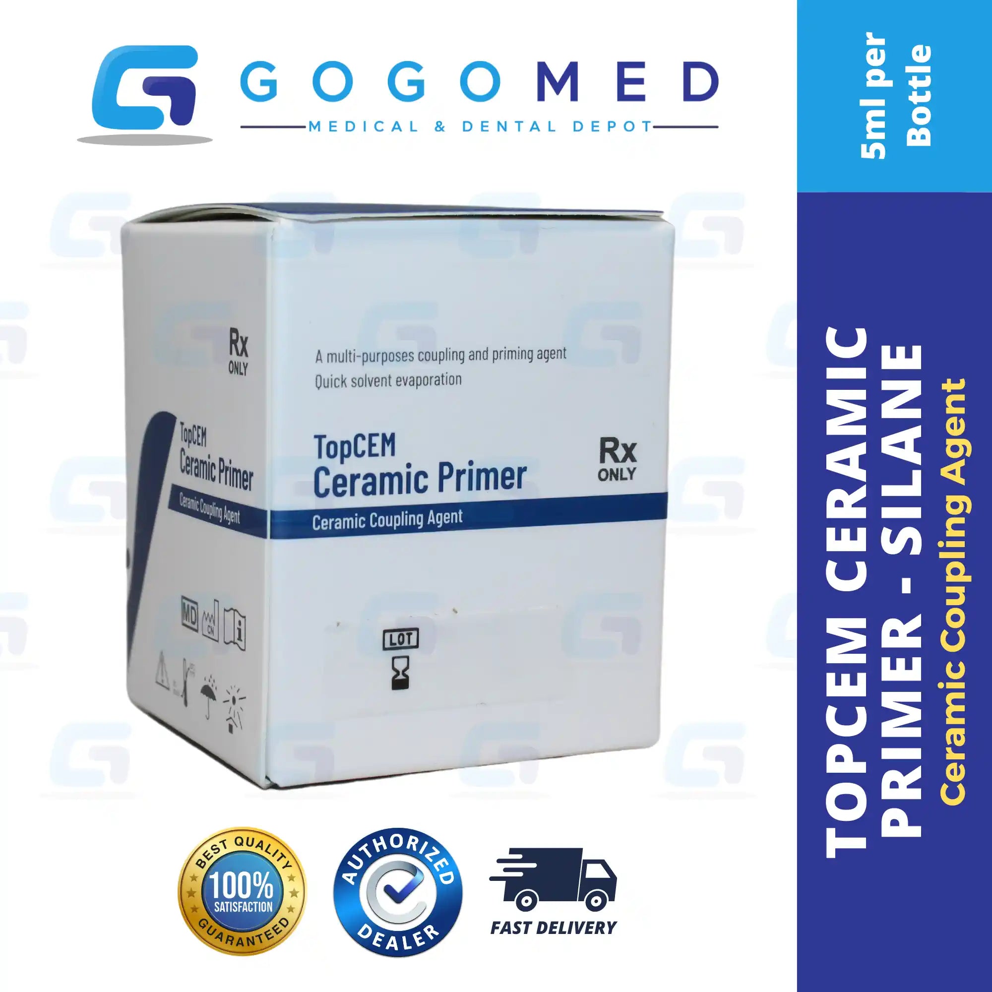 TopCEM Ceramic Coupling Agent - Silane 5mL Bottle