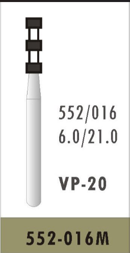Depth Marking Shank Veneer Prep - Diamond Burs