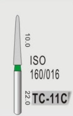 TAPER CONICAL END (TC) - DIAMOND BURS