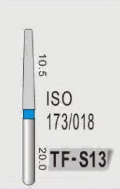 TAPER FLAT END (TF) - DIAMOND BURS