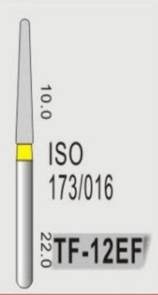 TAPER FLAT END (TF) - DIAMOND BURS