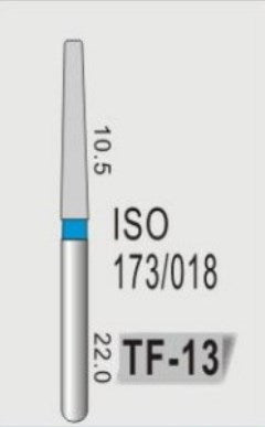 TAPER FLAT END (TF) - DIAMOND BURS