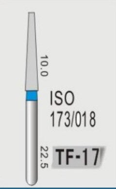 TAPER FLAT END (TF) - DIAMOND BURS