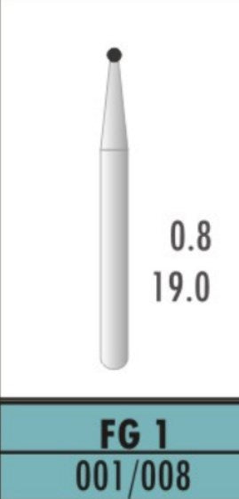 Ball Plain Cut 001 - Carbide Burs