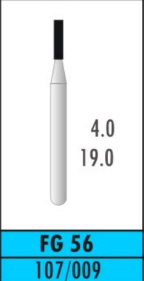 Cylinder Plain Cut 107 - Carbide Burs