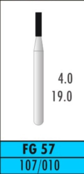 Cylinder Plain Cut 107 - Carbide Burs