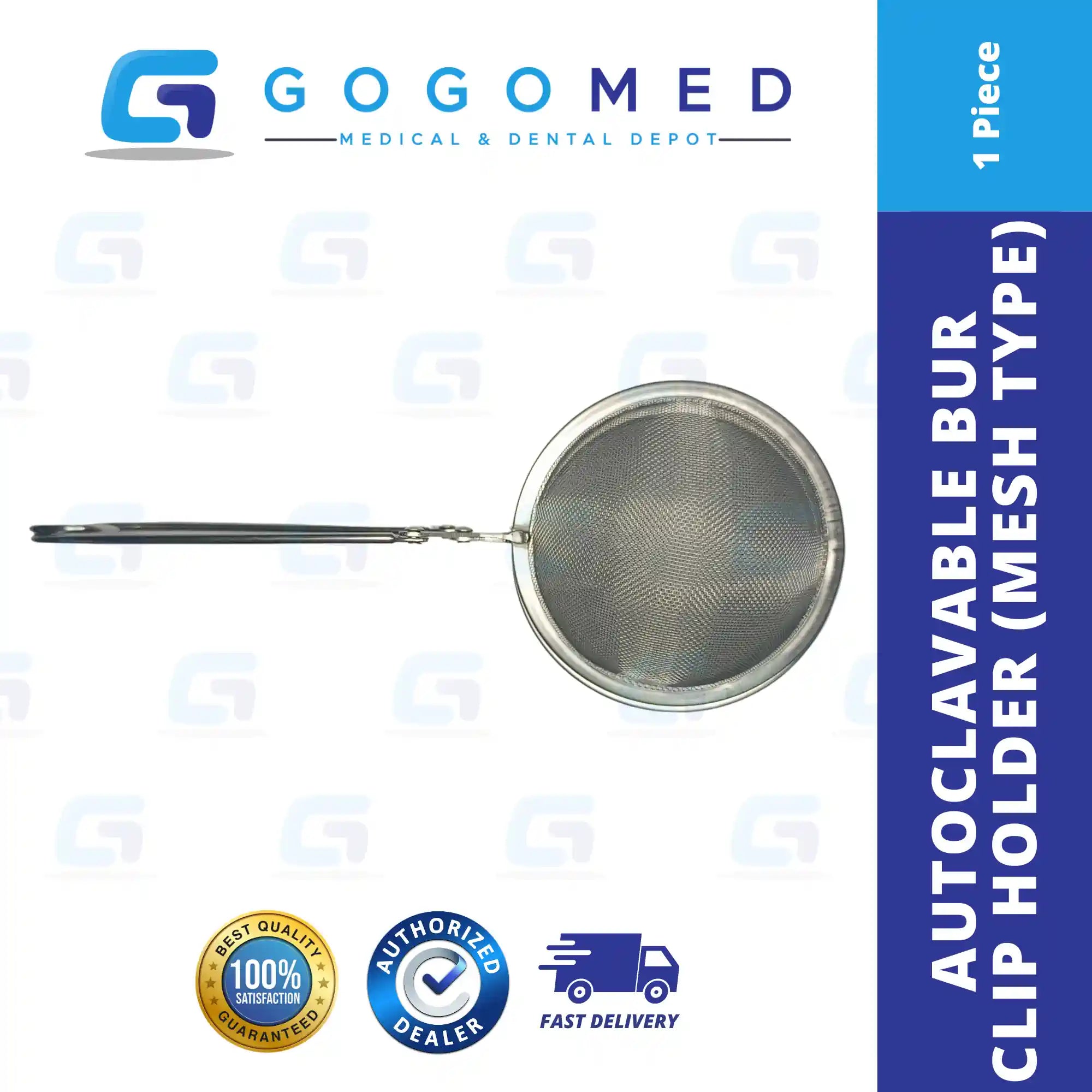 Autoclavable Bur Clip Holder - Sterile Mesh