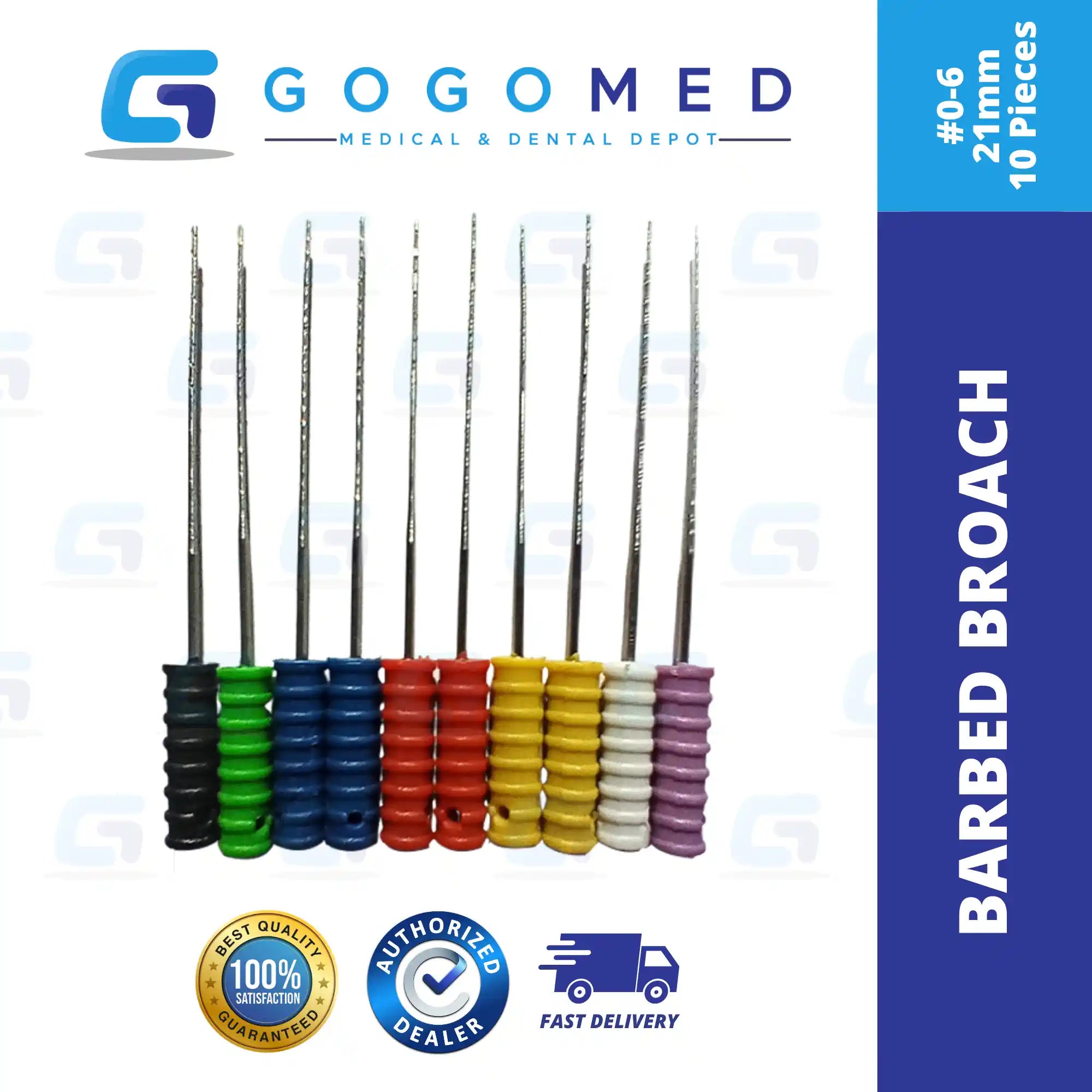 Barbed Broach 10 pcs / pack