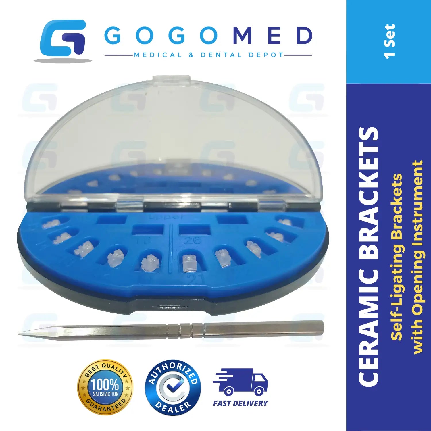 Ceramic Self-Ligating Roth Brackets - DTC