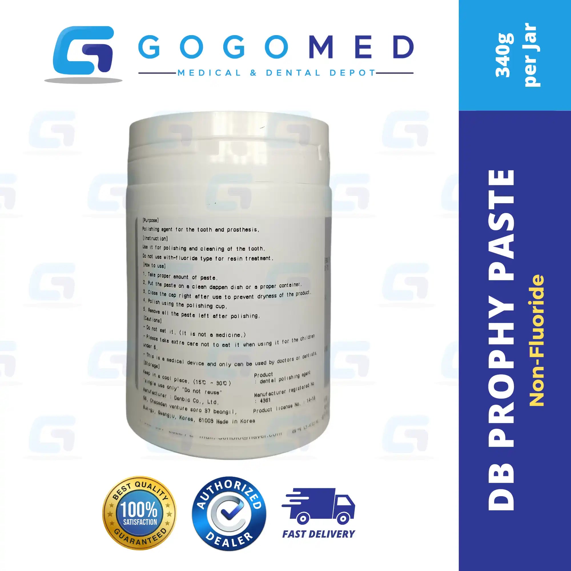 Prophy Paste Denbio 340g