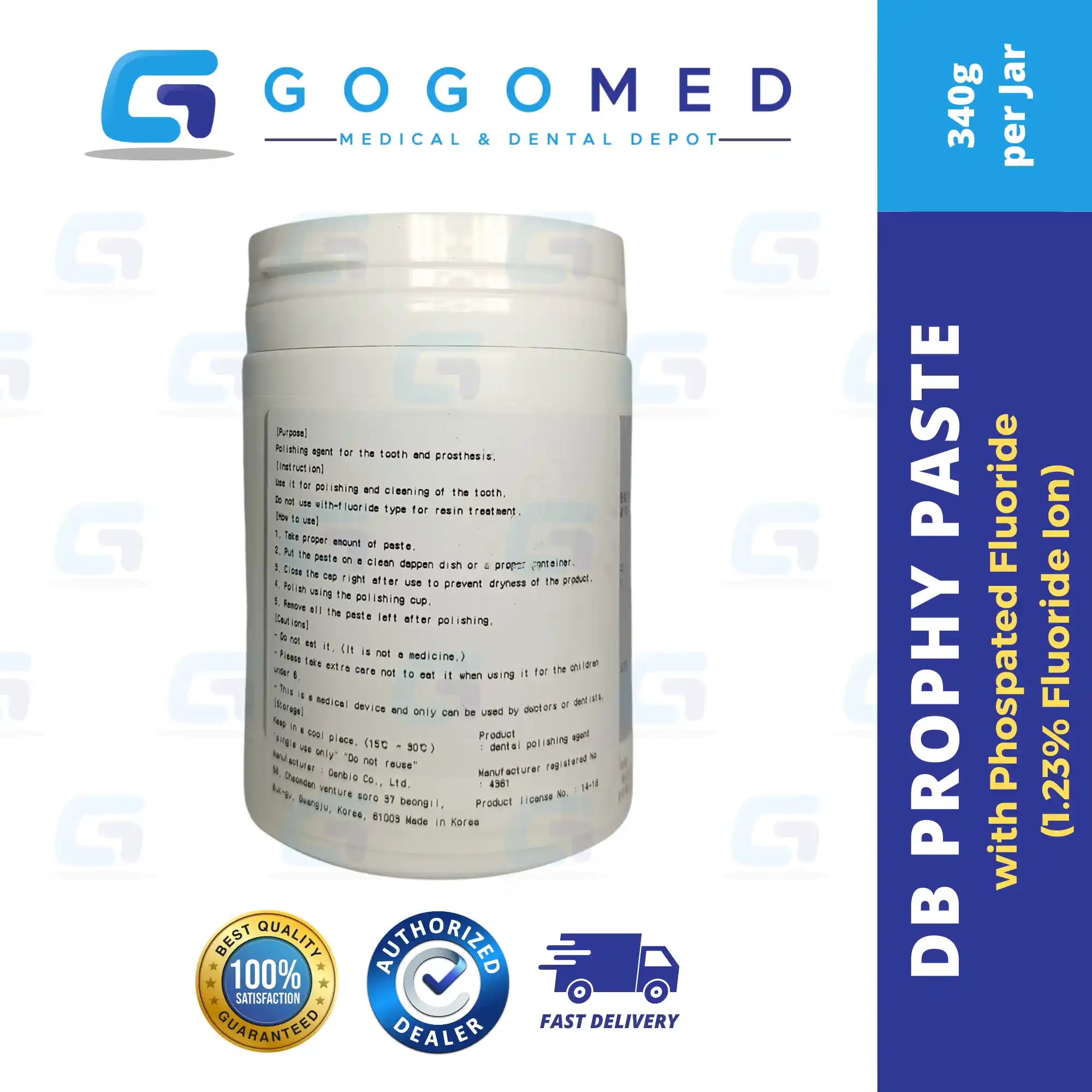 Prophy Paste Denbio 340g