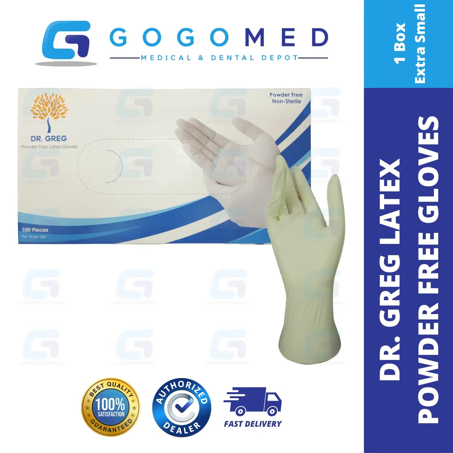Latex Gloves Powder Free - Dr. Greg