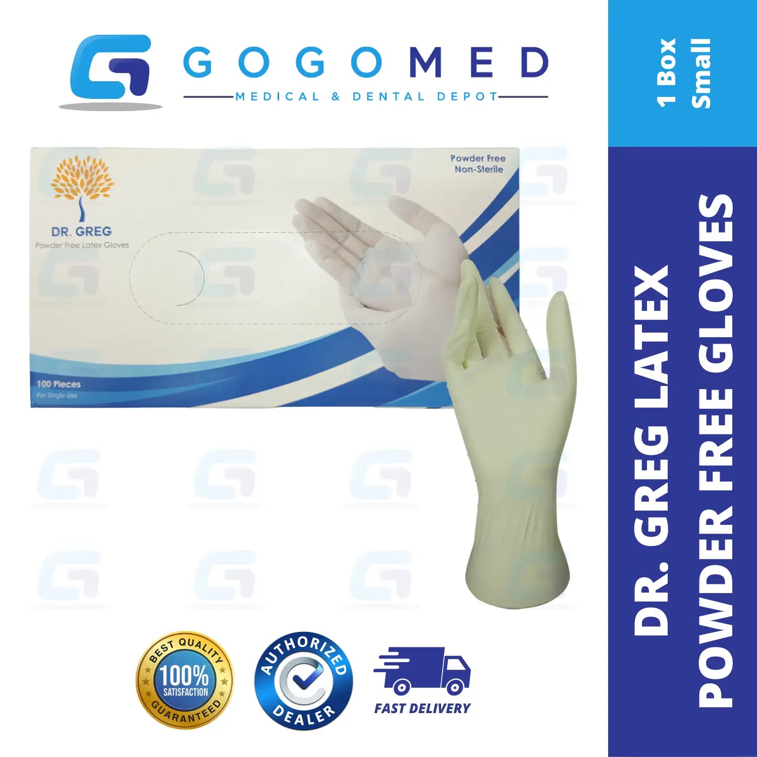 Latex Gloves Powder Free - Dr. Greg