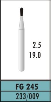 Pear Plain Cut 233 - Carbide Burs