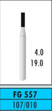 Cylinder Cross Cut 107 - Carbide Burs