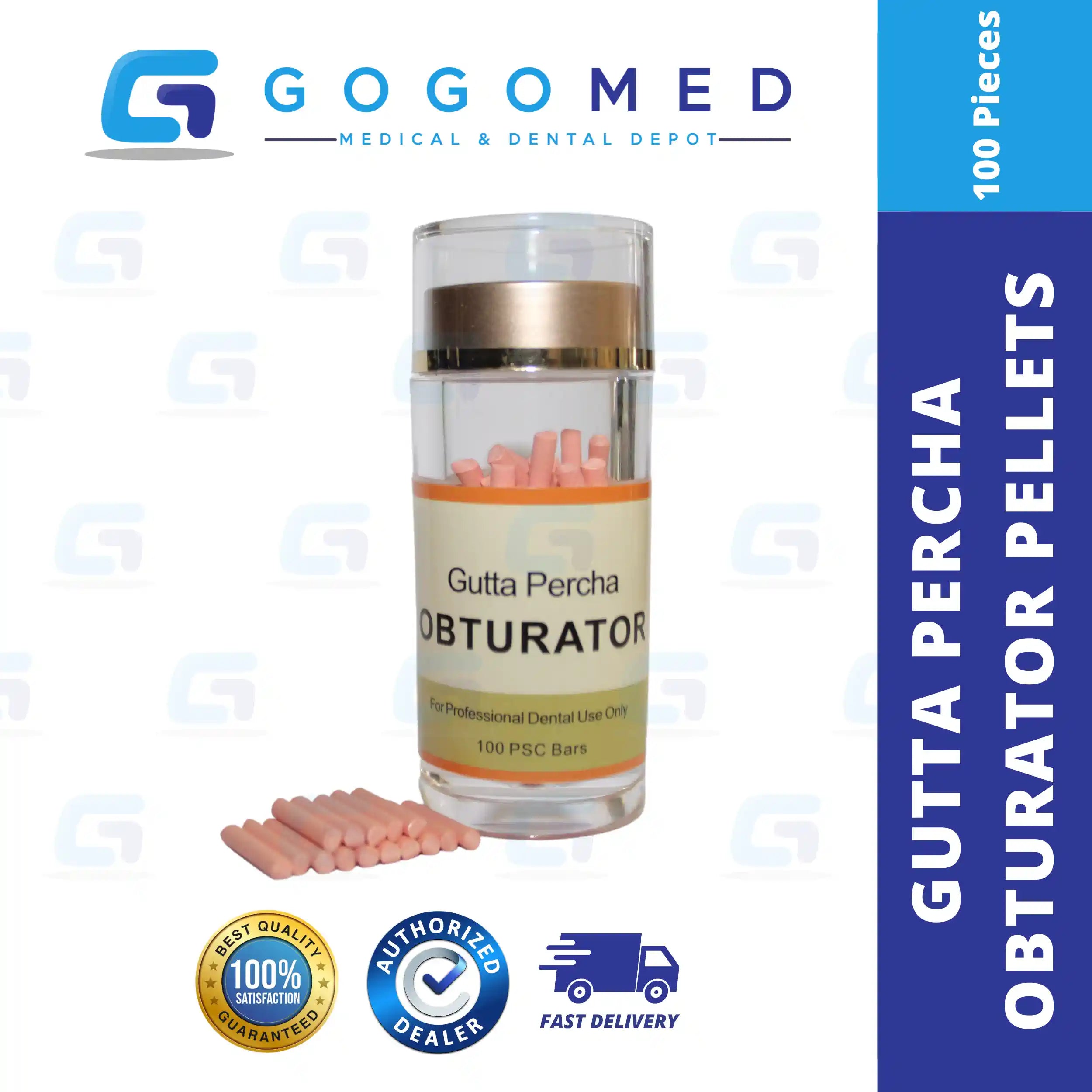 Gutta Percha Obturator Pellets 100 Pieces