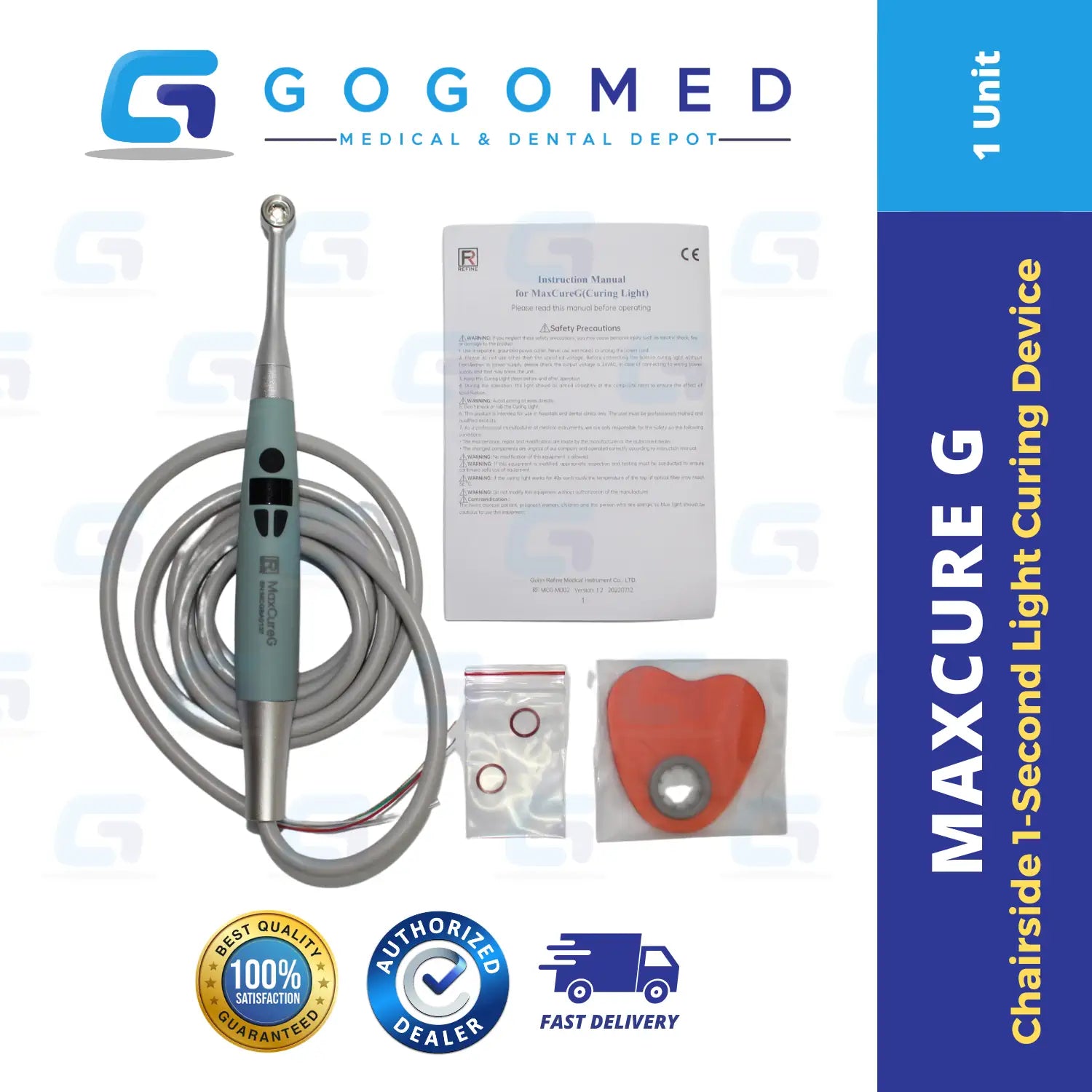 MaxCure G - Wired 1 Second Light Cure (for Chair)