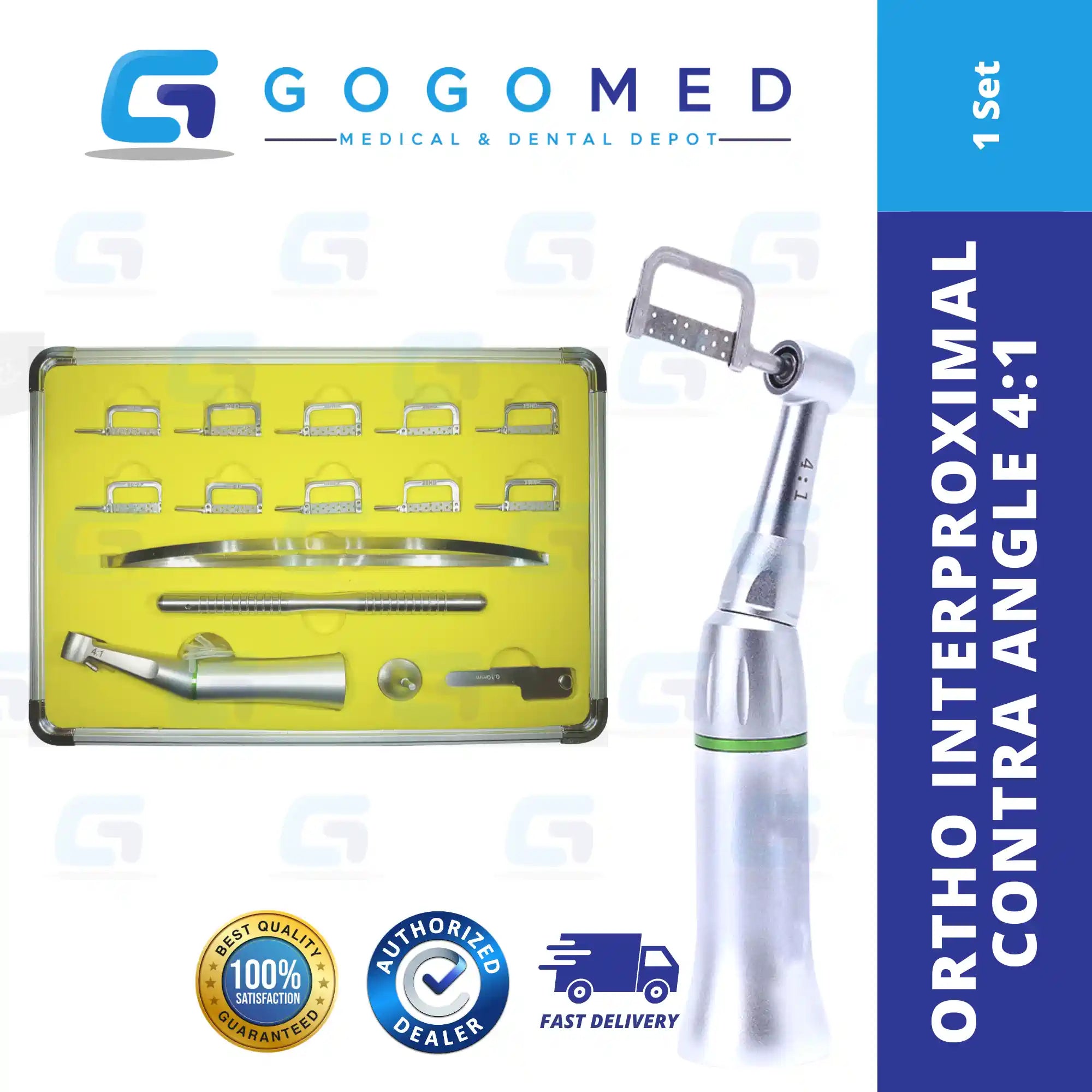 Ortho Interproximal Stripping Contra Angle Handpiece 4 1 Reduction